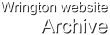 Wrington website Archive