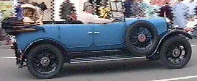 Open tourer car