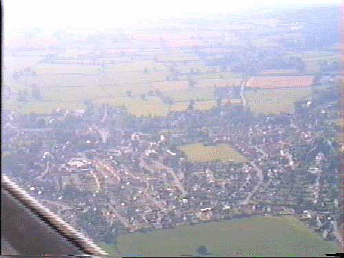 Wrington from the air 2