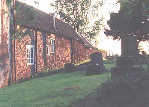 South-west corner of the churchyard